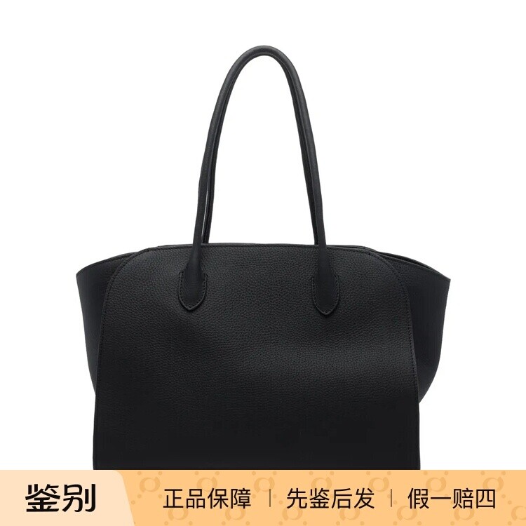 THE ROW 女士Marlo 14黑色大号真皮腋下包 26秋冬新款 意大利代购