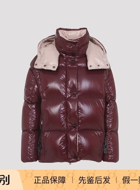 MONCLER 女士parana 红色连帽羽绒服25秋冬新品正品款 意大利代购