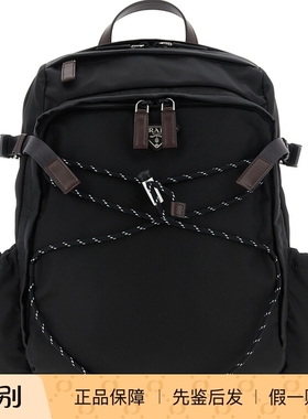 Prada 普拉达男士speedrock黑色再生尼龙双肩包 25秋冬意大利代购