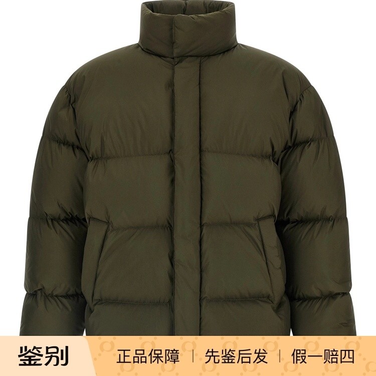 SAINT LAURENT圣罗兰YSL男士军绿立领羽绒服25秋冬新款意大利代购