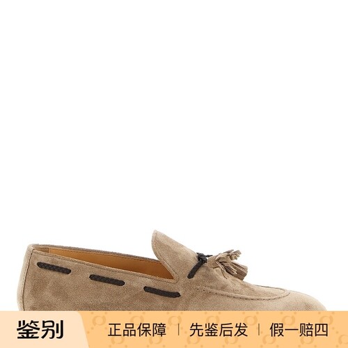 BRUNELLO CUCINELLI 男士麂皮流苏 bc乐福鞋26早春新款意大利代购