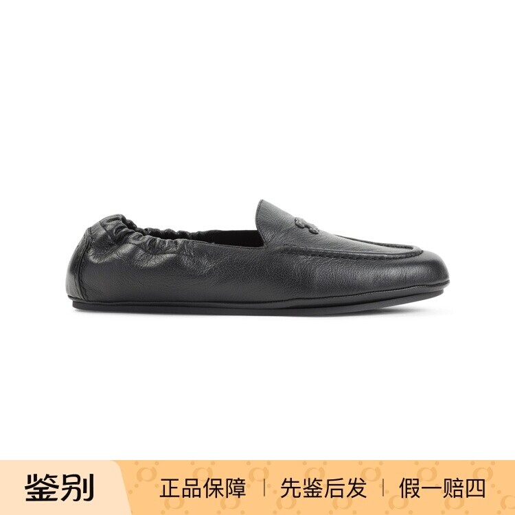 CELINE 思琳 男士 黑色triomphe真皮乐福鞋 26早春新款意大利代购