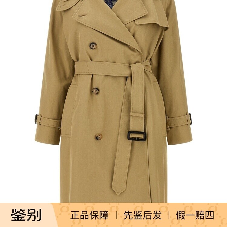 BURBERRY 女castleford米色棉质风衣26早春新款8119066意大利代购