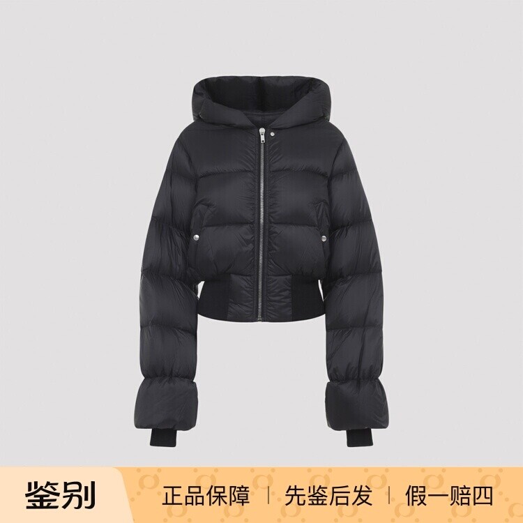 RICK OWENS 女士超短连帽羽绒服25秋冬新款意大利代购