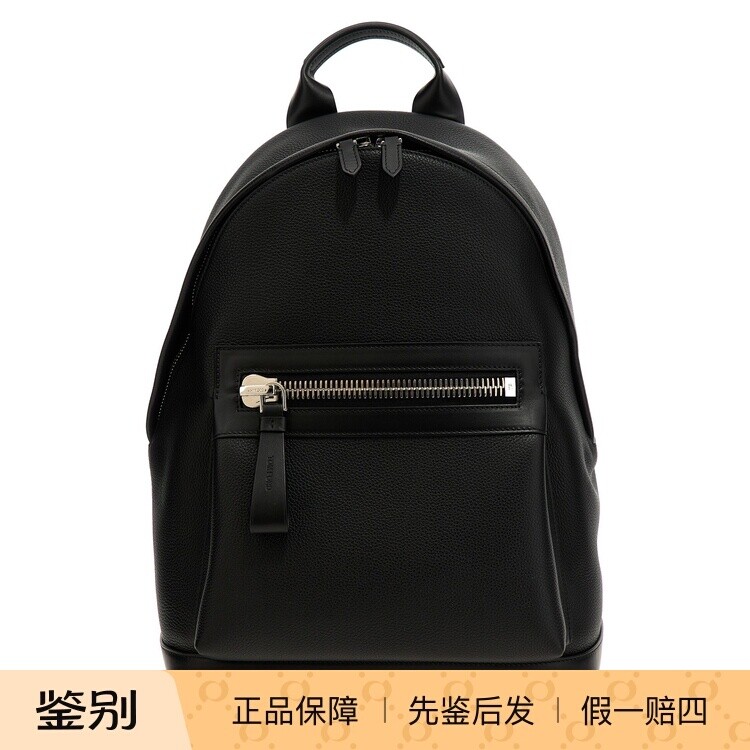 TOM FORD 汤姆福特男黑色buckley真皮双肩包26早春新款意大利代购