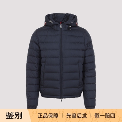 MONCLER盟可睐男士Vermeille蓝色连帽羽绒服26早春新款意大利代购