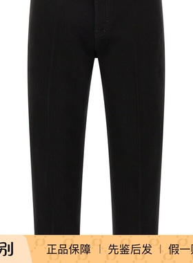 GUCCI 古驰男士黑色morsetto马衔扣牛仔裤 25秋冬新款 意大利代购