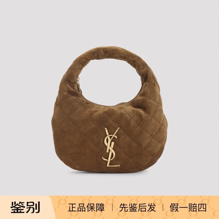 Saint Laurent 圣罗兰YSL女ICARE迷你麂皮腋下包26秋冬意大利代购
