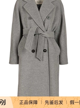 Max Mara 女士灰色101801羊毛羊绒madame大衣 26早春新意大利代购
