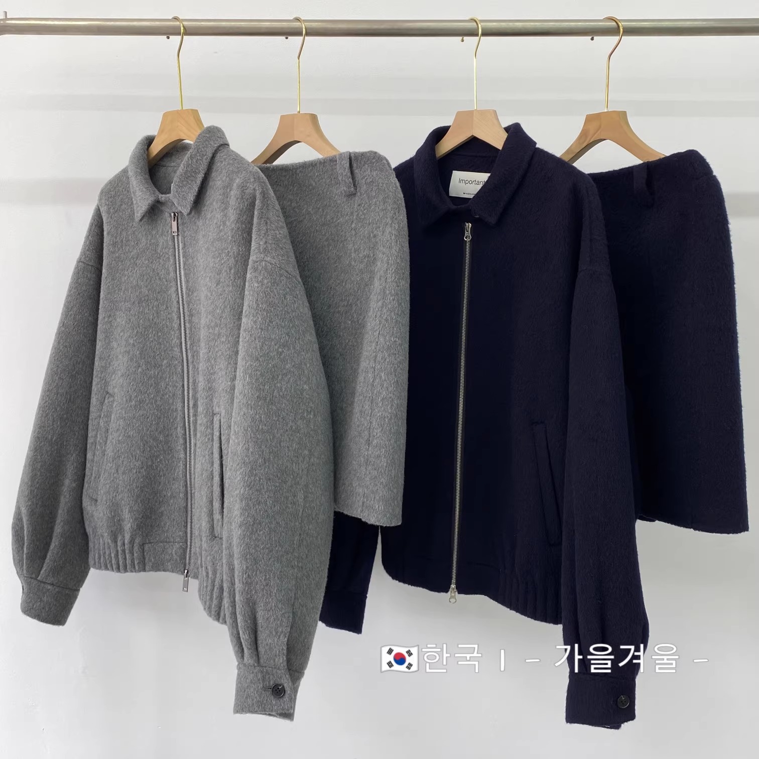 韩国东大门羊毛大衣短款