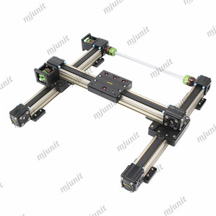 mjunit3D打印机同步带直线滑台皮带传动导轨滑台模组龙门工作台