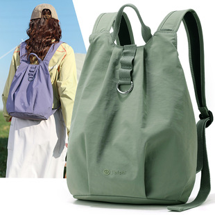 潮流出行通勤包轻便防泼水尼龙布包休闲学生书包新款女士双肩背包