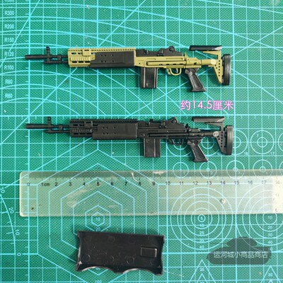 成品塑料1:6枪模Mk14BER自动步枪不具备发射功能满50包邮