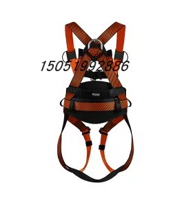 安丹达AH103双挂点全身式安全带五点式三调节带定位腰带双色织带