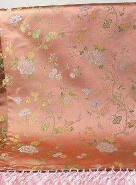 双12特卖南京云锦吉祥云锦灰色蝴蝶真丝云锦披肩围巾双面两用现货