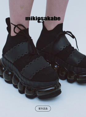 【9cm新品】mikiosakabe日本高帮透气舒适厚底增高休闲鞋CandyNJ