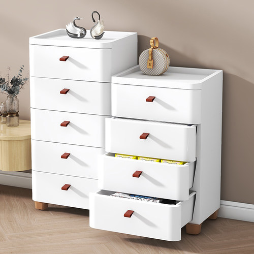 桌面抽屉收纳盒桌下柜化妆品分隔办公桌零食书桌小杂物箱置物架