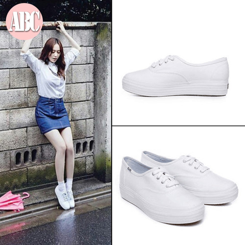 keds韩国正品现货系带厚底休闲鞋