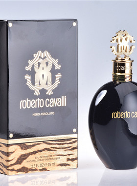 Roberto Cavalli罗伯特·沃利金色黑色同名狂野女士香水75ml正品