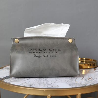 北欧ins家用客厅车载纸巾袋纸巾