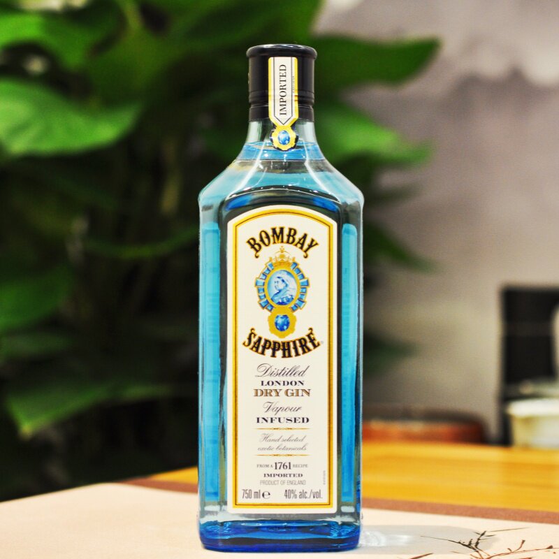 孟买蓝宝石金酒750ml英国原装