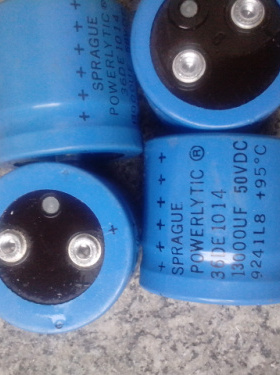 美国老思碧SPRAGUE 36DE 50V 13000UF发烧滤波电容 尺寸50*50