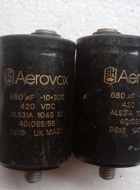 拆机英国原装BHC ALS31A系列 420v 680uf 电解电容