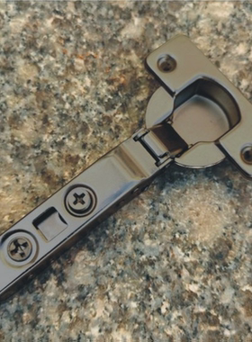 西班牙TITAN OSLASA一体阻尼烟斗黑色快装铰链合页35杯厚门95度