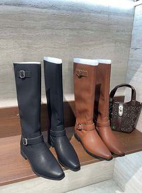 时尚百搭高级感舒适柔软加绒加厚骑士靴7505-13,0578,B19-3.大.L1