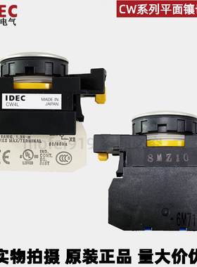 原装进口日本idec和泉电气CW4L-M1E10Q4G 平面带灯按钮 六色可选