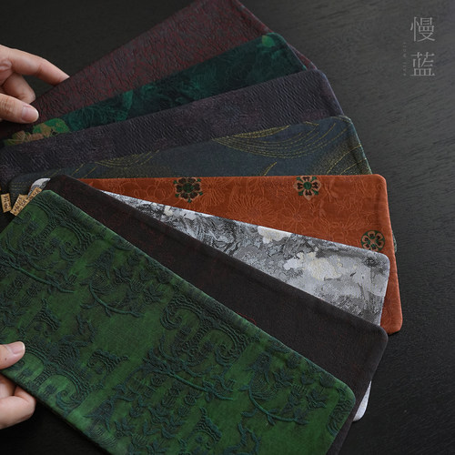 慢蓝干泡垫小茶席高级国风茶垫