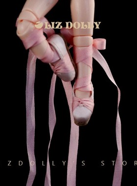 ob11BlytheMolly【真丝芭蕾舞鞋】素体中布bjd娃娃鞋mico圆糕美结