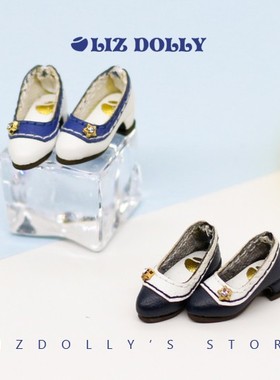 ob11娃鞋GSC高跟鞋水手JK风皮鞋子制服关节12分bjd娃mico粘土人