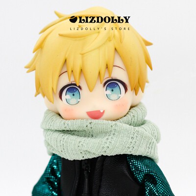 blythe提花条纹围巾配件娃衣