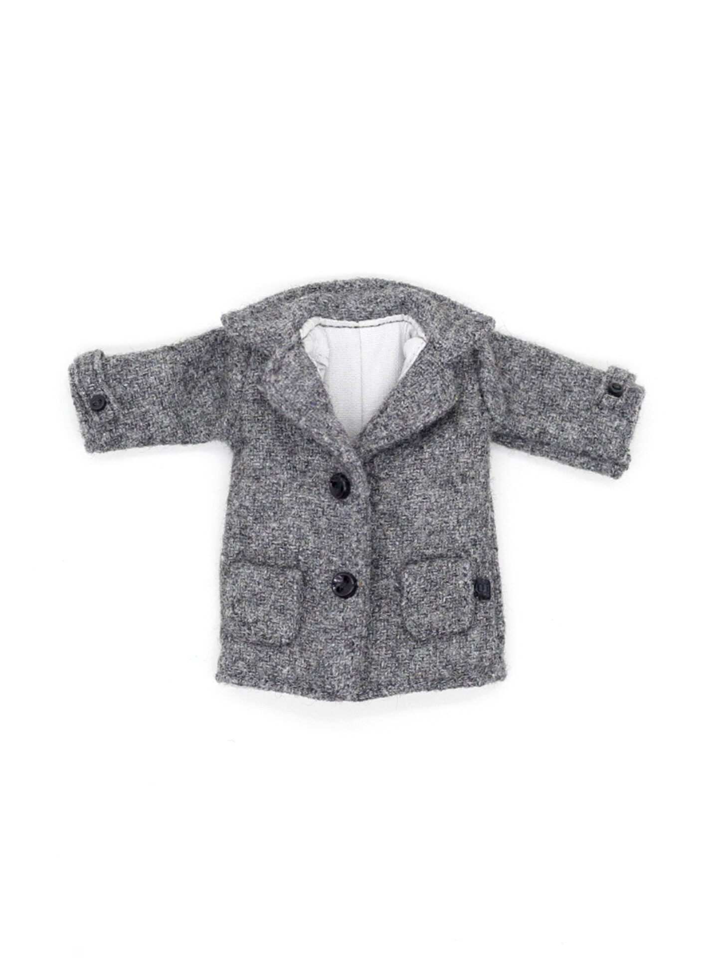 thumbnail for ob11P911 British style Ah Mi 2 baby clothes woolen coat baby clothes 12bjd body clay