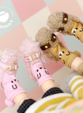 ob1122Molly懒人卷卷豆豆鞋bjd素体娃鞋美结猪gsc128分黏土人小布