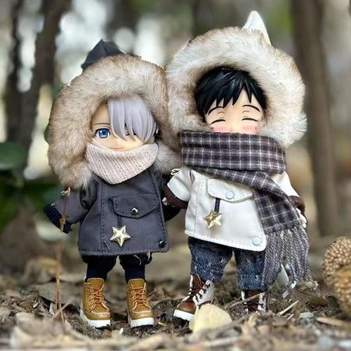 ob11娃衣现货外套羽绒服molly