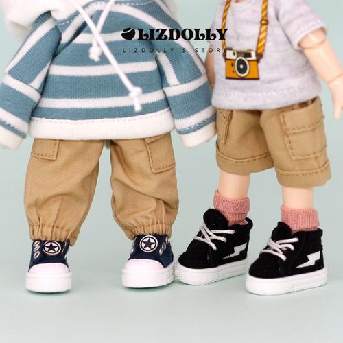工装裤日常美结猪bjd娃娃