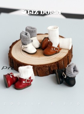 ob11【学生袜靴】长袜素体中布bjd娃娃 mico圆糕美结猪娃鞋子