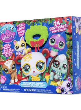 新款至Q动物L小小PS宠物屋littlest圣诞节礼物 pet盒装shop