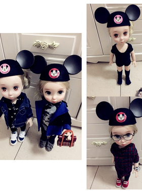 洋娃娃Duffy Bear泰迪熊沙龙达菲熊毛绒玩具玩偶公仔米老鼠帽子