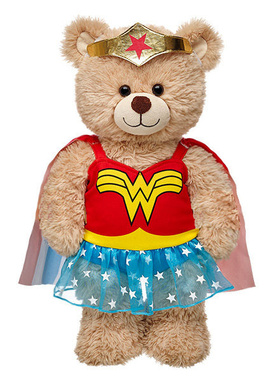 洋娃娃泰迪熊Duffy达菲抱抱熊毛绒玩具公仔衣服神奇女侠