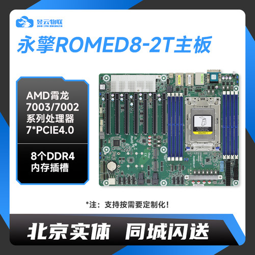 永擎ROMED8-2T主板按需DIY服务器