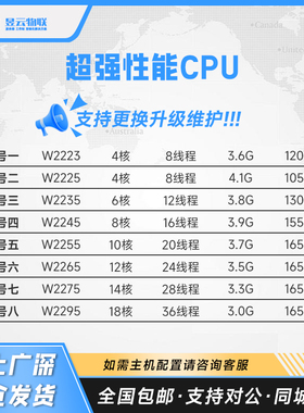 intel W2223 W2225 W2235 W2245 W2255 W2265 W2275 W2295 CPU