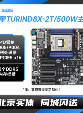 永擎电子TURIND8X-2T/500W主板 支持选配AMD 9965/9845/9825 CPU