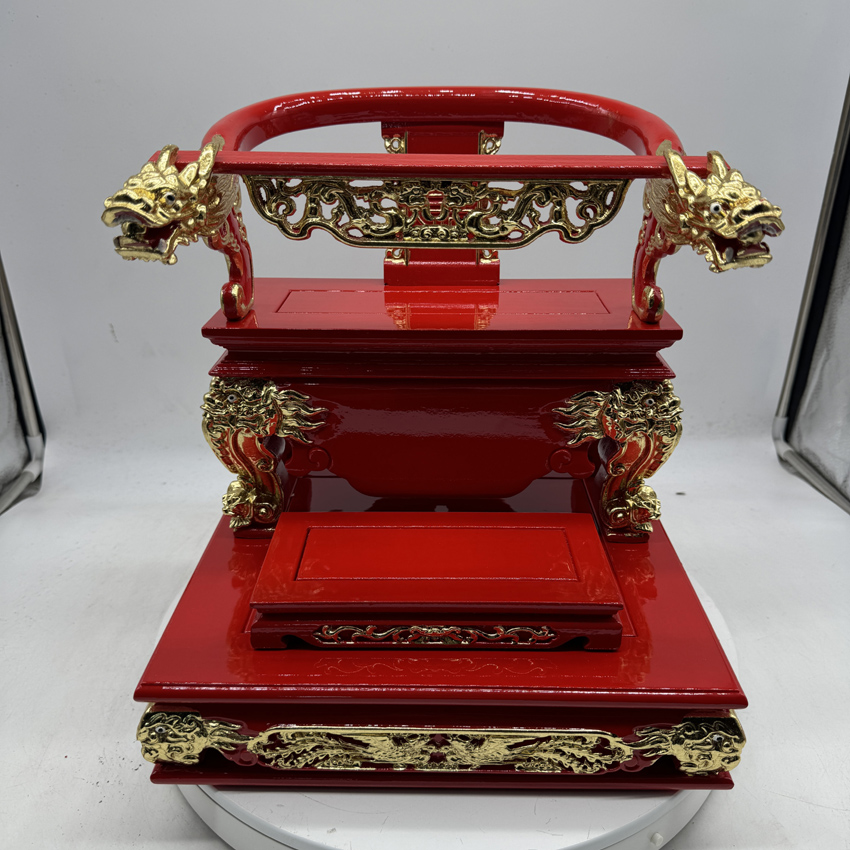 软身神明座椅实木雕刻佛像椅子