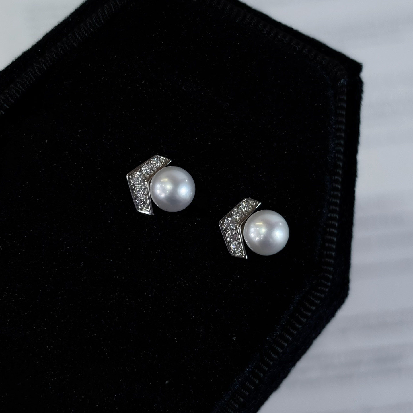 【浅小屋】小V。皇后系列纯银厚金小V极强光淡水AKOYA珍珠小耳钉,珠宝/钻石/翡翠,耳饰,淘宝优惠券,粉丝福利购,淘宝优惠卷