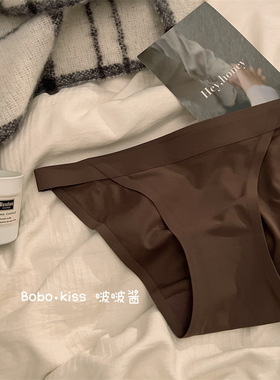 无痕内裤女纯棉抗菌挡性感2025新款低腰运动提臀翘臀黑色女士三角