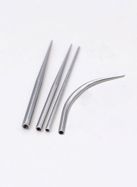 G23钛合金/钛钢外螺纹引导针外牙唇钉鼻钉舌钉耳钉辅助穿刺接引杆