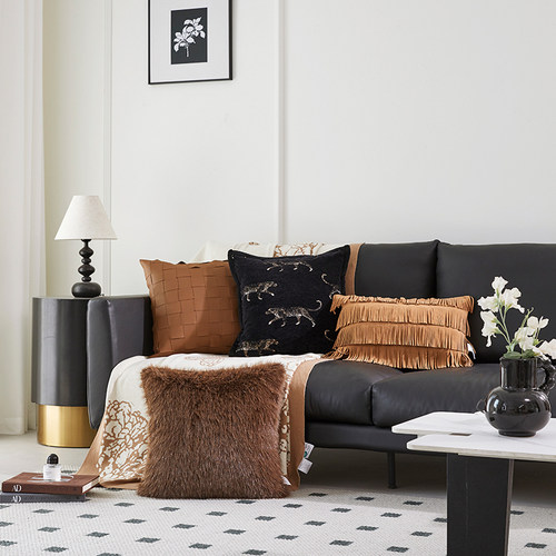 沙发抱枕套不含芯床上抱枕沙发客厅轻奢高级感靠枕沙发腰枕靠背垫